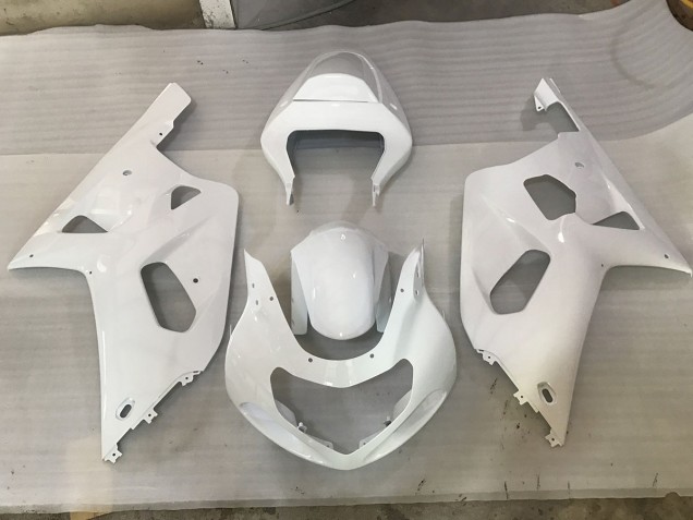 Weiß 01-03 Suzuki GSXR 600-750 Verkleidung Weiß 01-03 Suzuki GSXR 600-750 Verkleidung