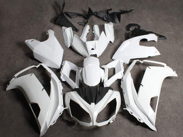 Weiß 12-16 Kawasaki Ninja 650R Verkleidung Weiß 12-16 Kawasaki Ninja 650R Verkleidung