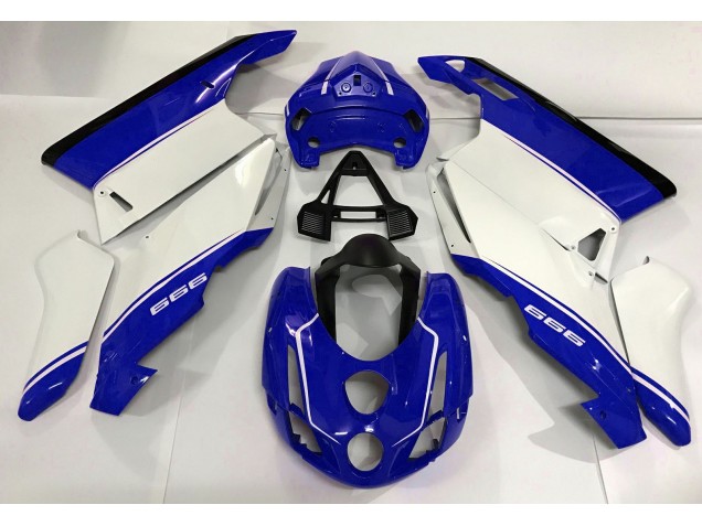 Weiß Blau & Schwarz 03-04 Ducati 749 999 Verkleidung Weiß Blau & Schwarz 03-04 Ducati 749 999 Verkleidung