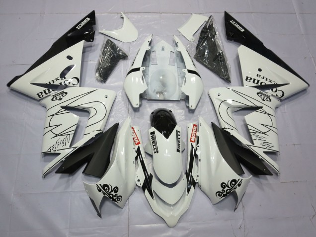 Weiß Corona 04-05 Kawasaki ZX10R Verkleidung Weiß Corona 04-05 Kawasaki ZX10R Verkleidung