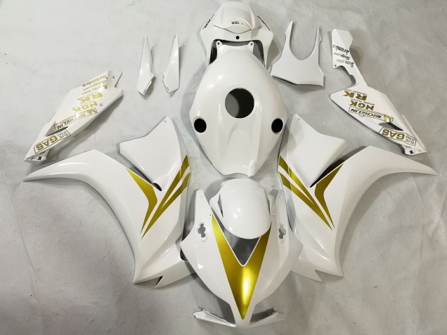 Weiß & Gold 12-16 Honda CBR1000RR Verkleidung Weiß & Gold 12-16 Honda CBR1000RR Verkleidung
