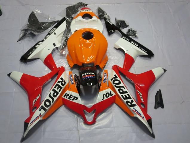 Weiß Repsol 07-08 Honda CBR600RR Verkleidung Weiß Repsol 07-08 Honda CBR600RR Verkleidung