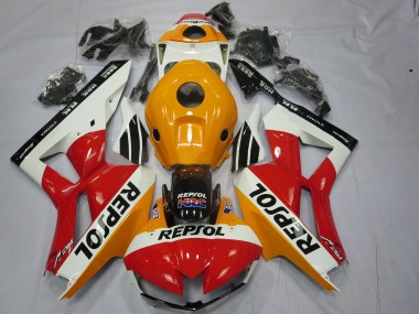 Weiß Repsol 13-23 Honda CBR600RR Verkleidung