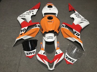Weiß Repsol Stil 07-08 Honda CBR600RR Verkleidung
