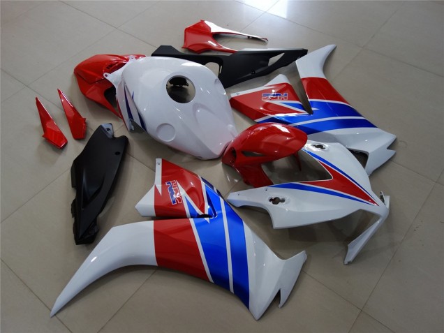 Weiß Rot & Blau 12-16 Honda CBR1000RR Verkleidung Weiß Rot & Blau 12-16 Honda CBR1000RR Verkleidung
