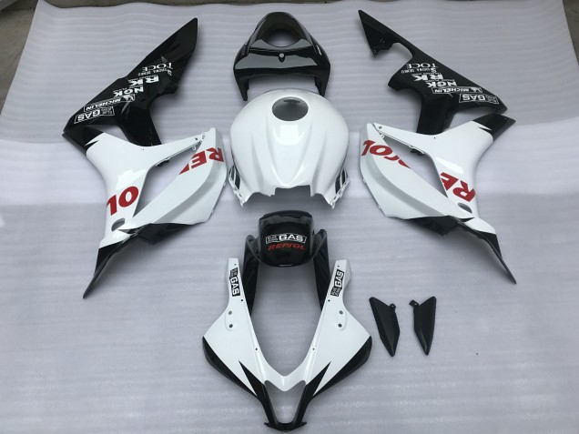 Weiß & Rot Glänzend Repsol 07-08 Honda CBR600RR Verkleidung Weiß & Rot Glänzend Repsol 07-08 Honda CBR600RR Verkleidung
