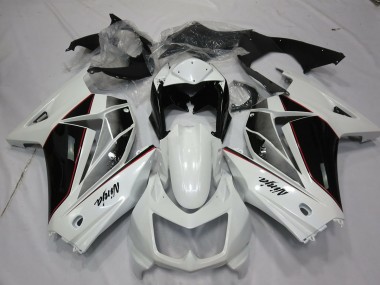 Weiß & Schwarz 08-12 Kawasaki Ninja 250 Verkleidung
