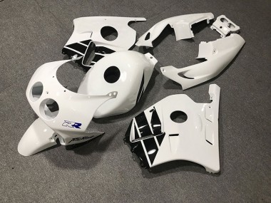 Weiß Schwarz 90-98 Honda CBR250RR Verkleidung
