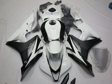 Weiß & Schwarz OEM Stil 07-08 Honda CBR600RR Verkleidung