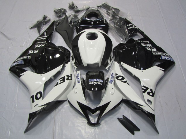 Weiß & Schwarz Repsol 09-12 Honda CBR600RR Verkleidung Weiß & Schwarz Repsol 09-12 Honda CBR600RR Verkleidung
