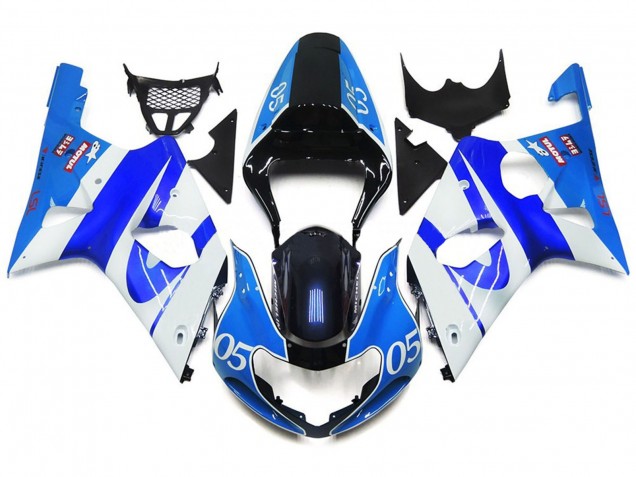 05 Glänzend Blau 00-02 Suzuki GSXR 1000 Verkleidung 05 Glänzend Blau 00-02 Suzuki GSXR 1000 Verkleidung