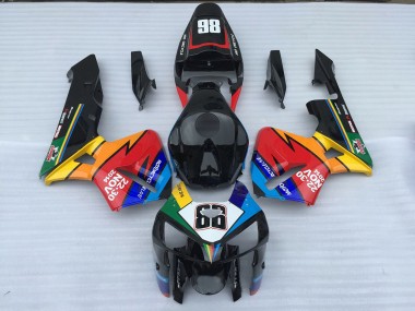 86 Schwarz & Rot 05-06 Honda CBR600RR Verkleidung