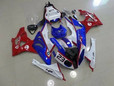 Alien Blau & Weiß 09-14 BMW S1000RR Verkleidung