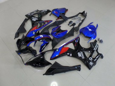 Alien Blau & Weiß 09-14 BMW S1000RR Verkleidung