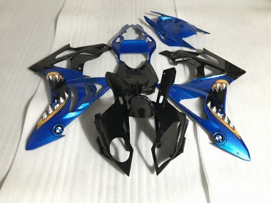 Alien Blau & Weiß 09-14 BMW S1000RR Verkleidung
