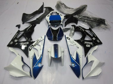Alien Blau & Weiß 09-14 BMW S1000RR Verkleidung