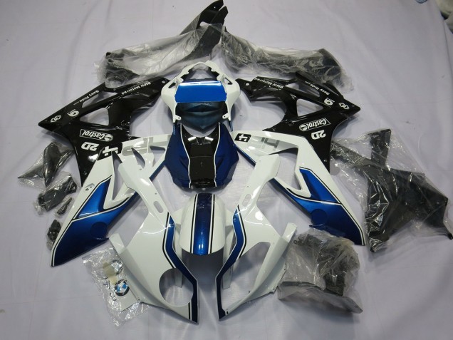 Alien Blau & Weiß 09-14 BMW S1000RR Verkleidung Alien Blau & Weiß 09-14 BMW S1000RR Verkleidung