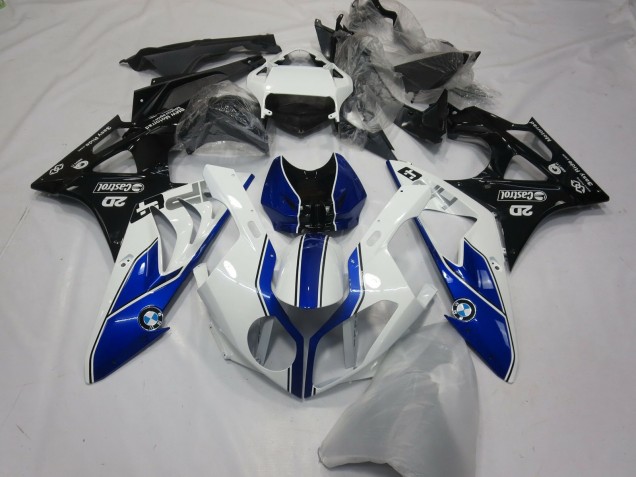Alien Blau & Weiß 09-14 BMW S1000RR Verkleidung Alien Blau & Weiß 09-14 BMW S1000RR Verkleidung