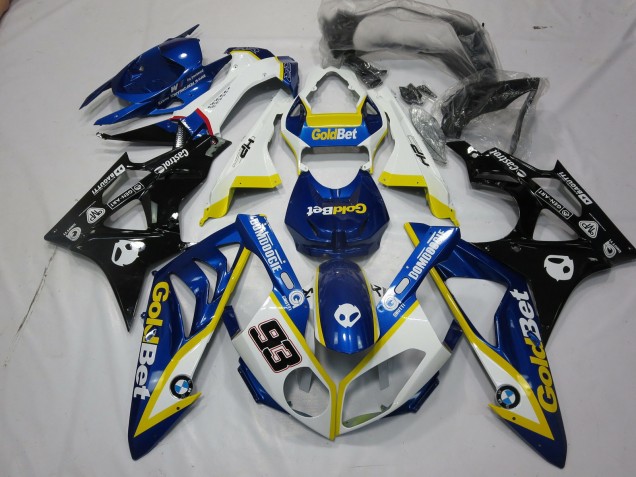 Alien Blau & Weiß 09-14 BMW S1000RR Verkleidung Alien Blau & Weiß 09-14 BMW S1000RR Verkleidung