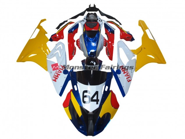 Alien Blau & Weiß 09-14 BMW S1000RR Verkleidung Alien Blau & Weiß 09-14 BMW S1000RR Verkleidung