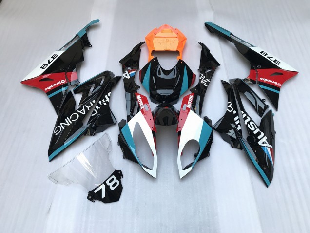 Alien Blau & Weiß 09-14 BMW S1000RR Verkleidung Alien Blau & Weiß 09-14 BMW S1000RR Verkleidung