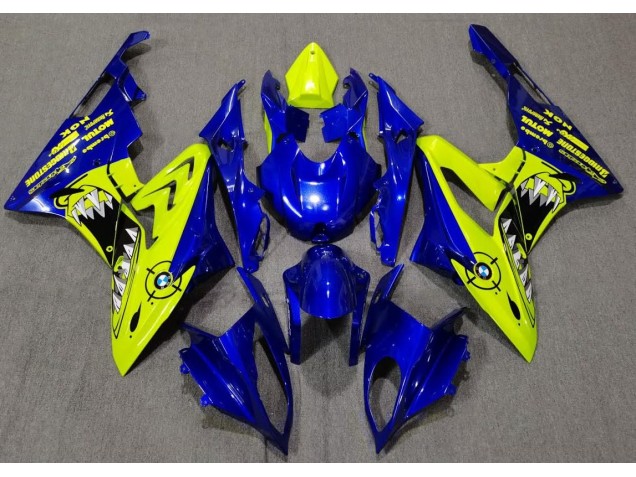 Alien Blau & Weiß 09-14 BMW S1000RR Verkleidung Alien Blau & Weiß 09-14 BMW S1000RR Verkleidung
