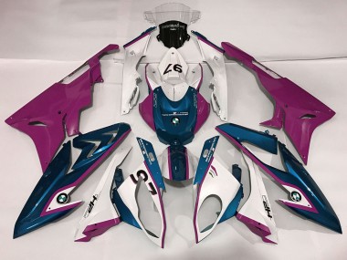 Alien Blau & Weiß 09-14 BMW S1000RR Verkleidung