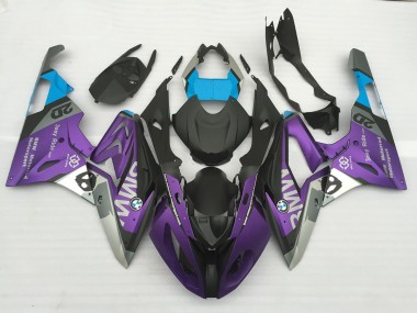 Alien Blau & Weiß 09-14 BMW S1000RR Verkleidung