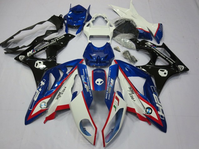 Alien Blau & Weiß 09-14 BMW S1000RR Verkleidung Alien Blau & Weiß 09-14 BMW S1000RR Verkleidung