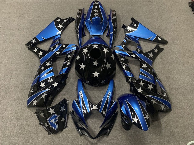 Benutzerdefinierter Perlenstern-Stil 07-08 Suzuki GSXR 1000 Verkleidung Benutzerdefinierter Perlenstern-Stil 07-08 Suzuki GSXR 1000 Verkleidung