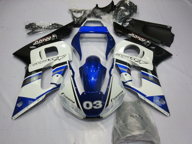 Blauweiß 03 98-02 Yamaha R6 Verkleidung Blauweiß 03 98-02 Yamaha R6 Verkleidung