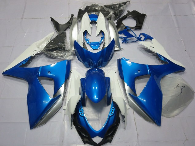 Blau & Weiß 09-16 Suzuki GSXR 1000 Verkleidung Blau & Weiß 09-16 Suzuki GSXR 1000 Verkleidung