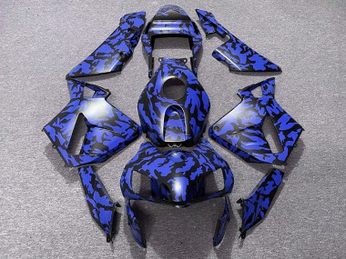 Blau Camo 03-04 Honda CBR600RR Verkleidung