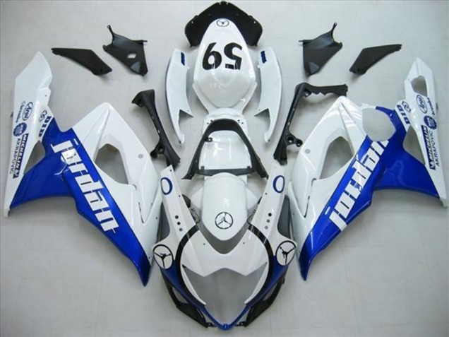 Blau Jordan 05-06 Suzuki GSXR 1000 Verkleidung Blau Jordan 05-06 Suzuki GSXR 1000 Verkleidung