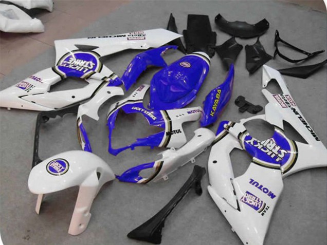 Blau Lucky Strike 05-06 Suzuki GSXR 1000 Verkleidung