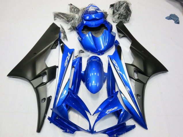Blau Matt Schwarz 06-07 Yamaha R6 Verkleidung Blau Matt Schwarz 06-07 Yamaha R6 Verkleidung