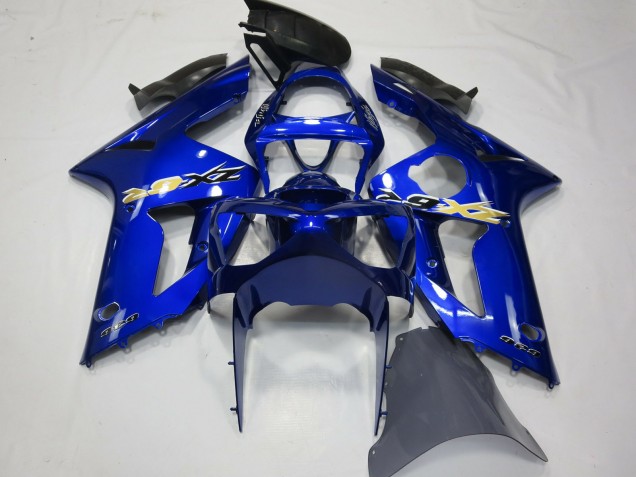 Blau OEM Stil 03-04 Kawasaki ZX6R Verkleidung Blau OEM Stil 03-04 Kawasaki ZX6R Verkleidung