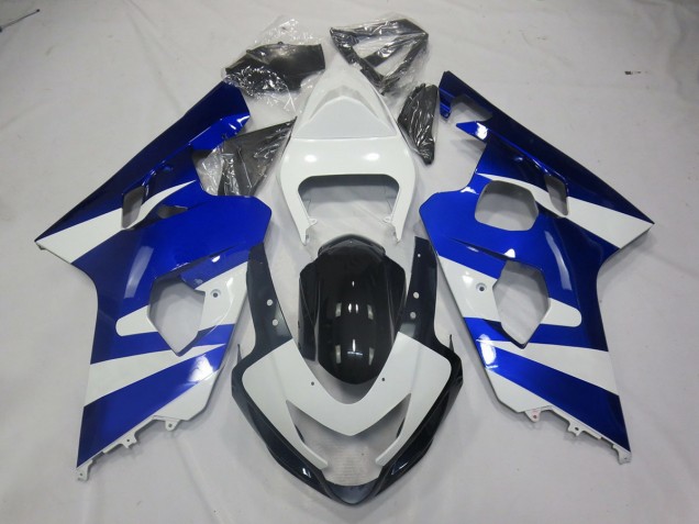 Blau Weiß OEM Stil 04-05 Suzuki GSXR 600-750 Verkleidung Blau Weiß OEM Stil 04-05 Suzuki GSXR 600-750 Verkleidung