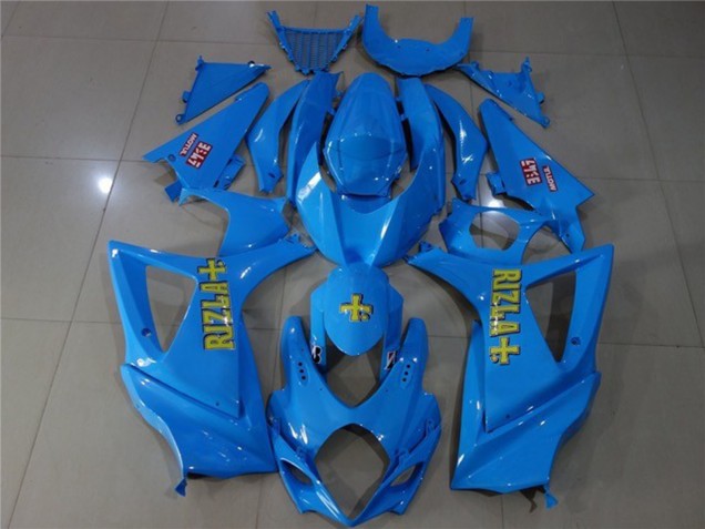 Blau Rizla 07-08 Suzuki GSXR 1000 Verkleidung Blau Rizla 07-08 Suzuki GSXR 1000 Verkleidung