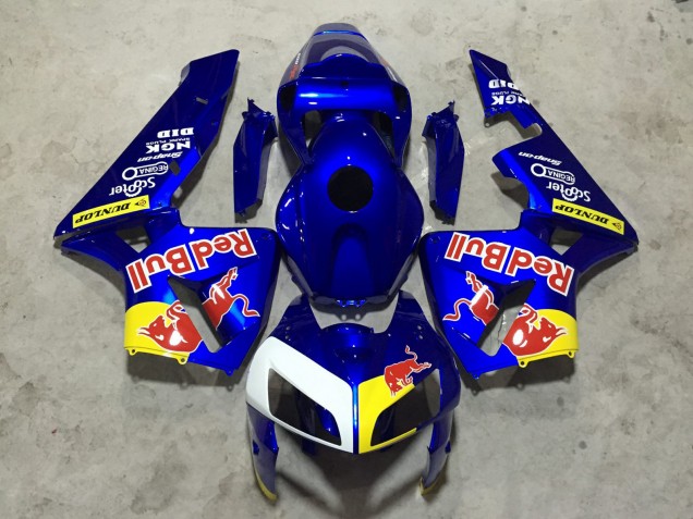 Blau Rot Bull 05-06 Honda CBR600RR Verkleidung Blau Rot Bull 05-06 Honda CBR600RR Verkleidung