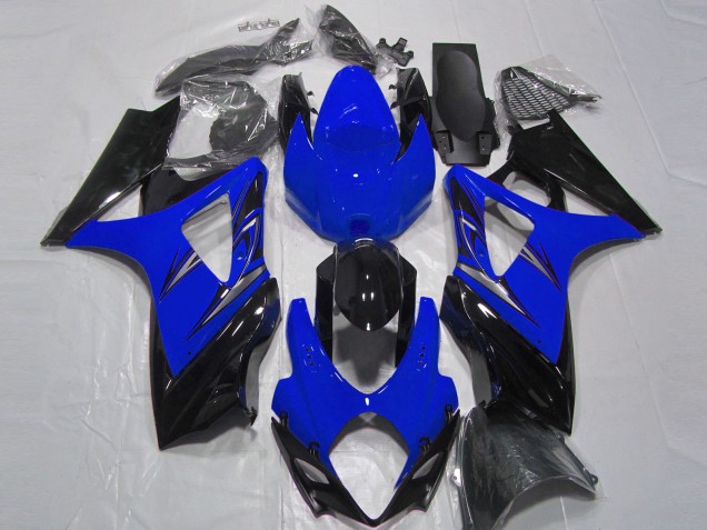 Blau & Schwarz 07-08 Suzuki GSXR 1000 Verkleidung Blau & Schwarz 07-08 Suzuki GSXR 1000 Verkleidung