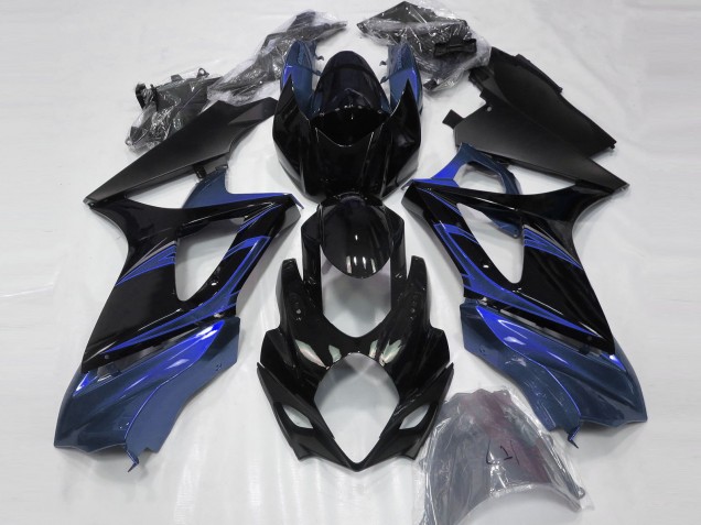 Blau & Schwarz Glänzend 07-08 Suzuki GSXR 1000 Verkleidung Blau & Schwarz Glänzend 07-08 Suzuki GSXR 1000 Verkleidung