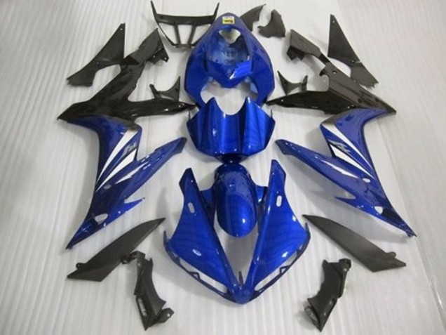 Blau Schwarz & Weiß Glanzstil 04-06 Yamaha R1 Verkleidung Blau Schwarz & Weiß Glanzstil 04-06 Yamaha R1 Verkleidung