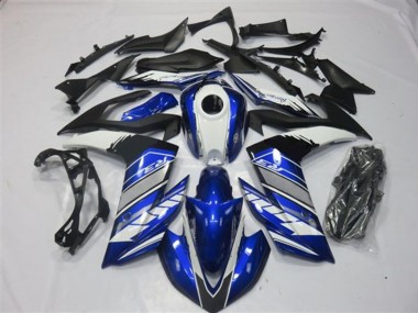 Blau & Silber 15-18 Yamaha R3 Verkleidung