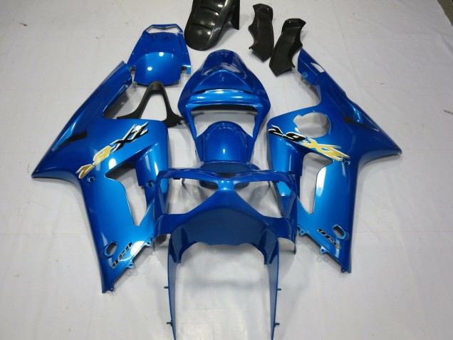 Blauer Ninja 03-04 Kawasaki ZX6R Verkleidung Blauer Ninja 03-04 Kawasaki ZX6R Verkleidung