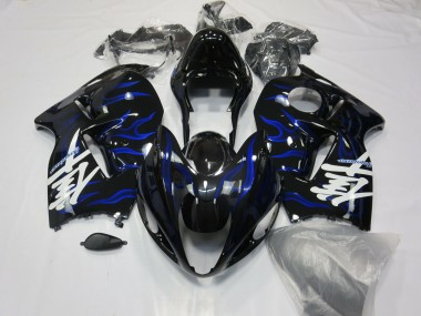 Blauer Wirbel 97-07 Suzuki GSXR 1300 Verkleidung