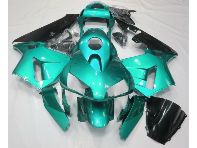 Blaugrün Schlicht 03-04 Honda CBR600RR Verkleidung Blaugrün Schlicht 03-04 Honda CBR600RR Verkleidung