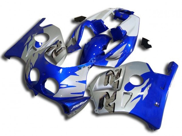 Blausilber & Weiß 90-98 Honda CBR250RR Verkleidung Blausilber & Weiß 90-98 Honda CBR250RR Verkleidung