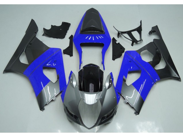 Blausilber & Schwarz 03-04 Suzuki GSXR 1000 Verkleidung Blausilber & Schwarz 03-04 Suzuki GSXR 1000 Verkleidung