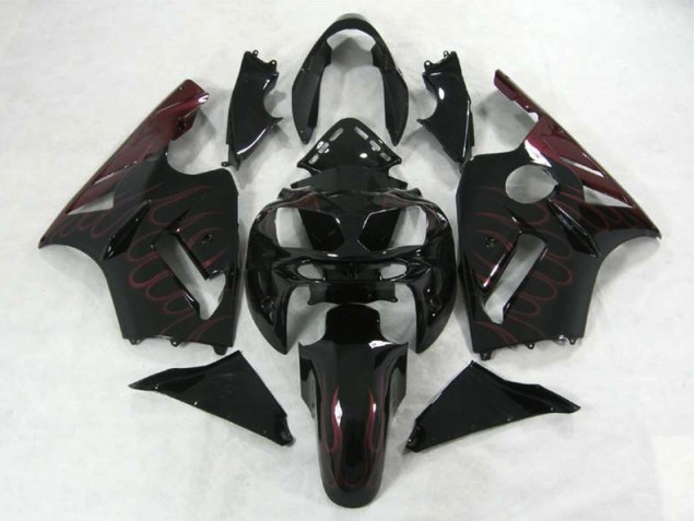 Burgunderrot Flame 02-05 Kawasaki ZX12R Verkleidung Burgunderrot Flame 02-05 Kawasaki ZX12R Verkleidung